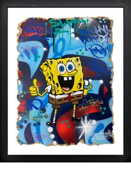Bikini Bottom Bandit - Original - Framed
