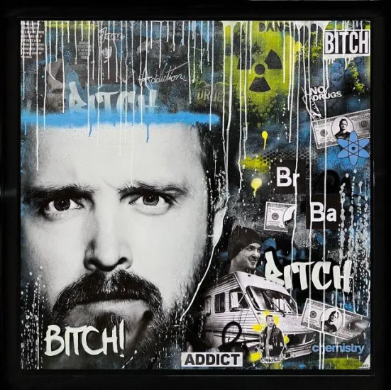 Bitch - Original - Framed