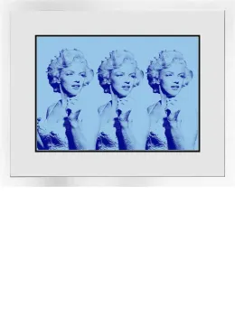 Blonde Bombshell - Limited Edition - White Framed