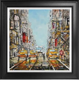 Broadway Traffic - Original - Black Framed