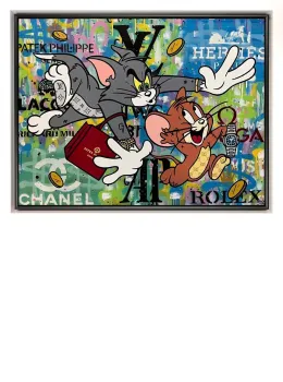 Catch The Mouse - Original - Framed