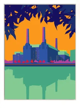 Cathedral Of Power - Canvas Deluxe - White Framed