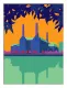Cathedral Of Power - Canvas Deluxe - White Framed