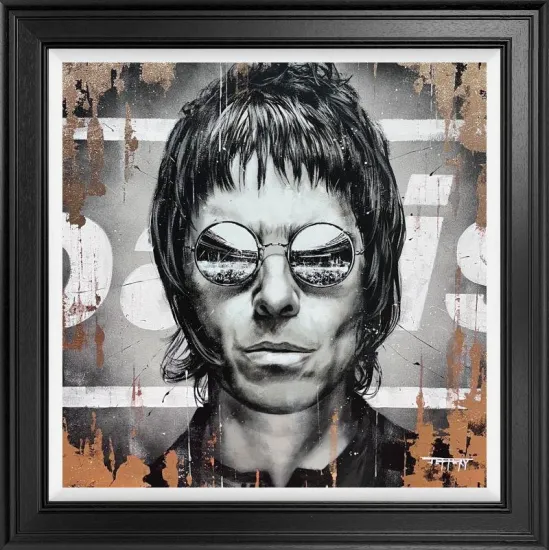 Champagne Supernova - Limited Edition - Black Framed Champagne Supernova - Limited Edition - Black Framed