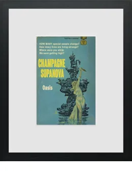 Champagne Supernova - Miniature - Limited Edition - Black Framed