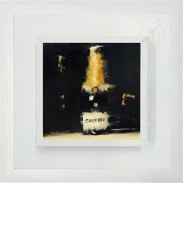 Champers - Original - White Framed