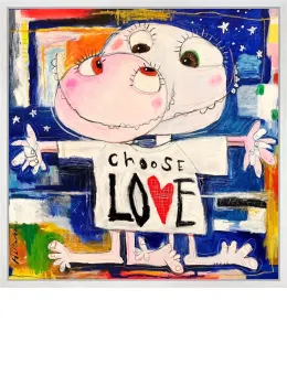 Choose Love - Original - Framed