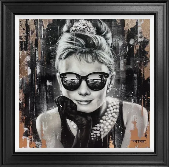 City Of Angels (Audrey Hepburn) - Limited Edition - Black Framed City Of Angels (Audrey Hepburn) - Limited Edition - Black Framed