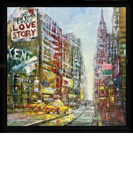 City Of Dreams - Original - Framed