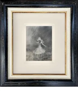 Clara - Original Study - Framed