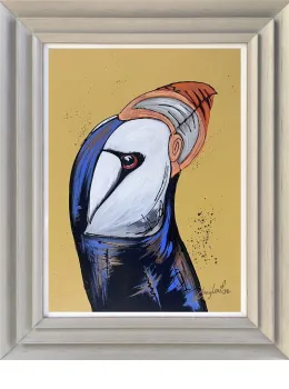 Clown Face - Original - Framed