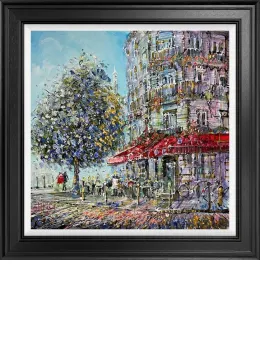 Coffee At 1pm - Original - Black Framed