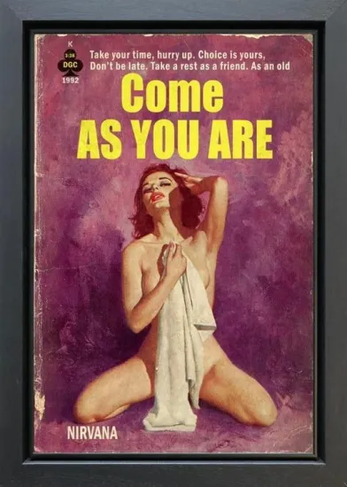 Come As You Are - Original - Black Framed Come As You Are - Original - Black Framed