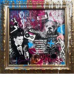 Come Fly With Me - Original - Paint Splatter Framed