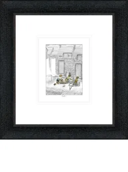 Crash - Sketch - Black Framed