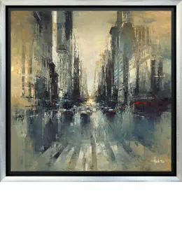 Crossing The Streets Of NYC - Limited Edition - Framed