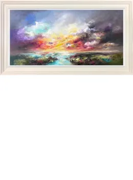 Duality Of Energies - Limited Edition - White Framed