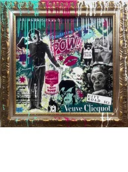 Easy Street - Original - Paint Splatter Framed