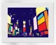 Electric Dreams NYC - White Framed
