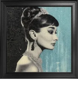 Elegance Is The Only Beauty - Deluxe Shimmerdisc - Black Framed