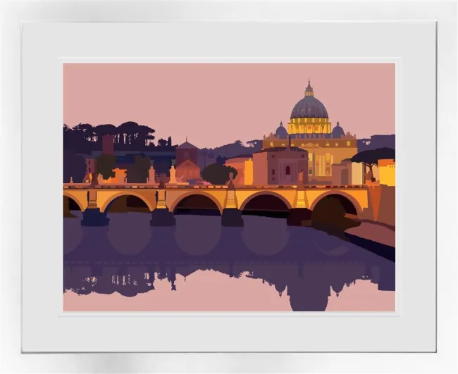 Eternal Dawn - White Framed