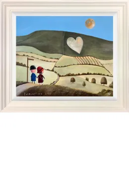 Everlasting Love (2022) - Original - Cream Framed