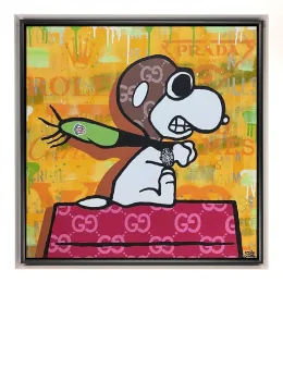 Flying High - Original - White Framed