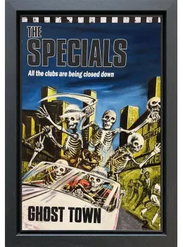 Ghost Town - Original - Black Framed