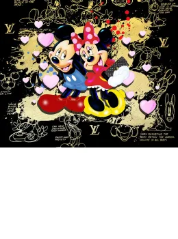 Golden Love - Original - Framed