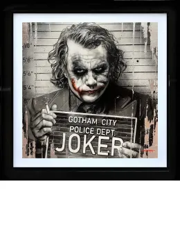 Gotham's Most Wanted - Original - Framed