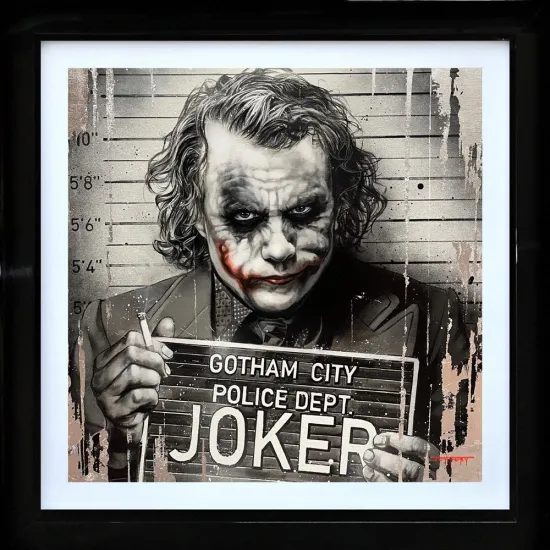 Gotham's Most Wanted - Original - Framed