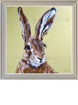 Handsome Hopper - Original - Light Grey Framed