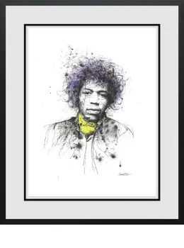 Hendrix  - Standard - Black Framed