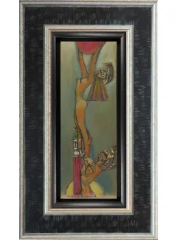 Hermes And Aphrodite - Original - Framed