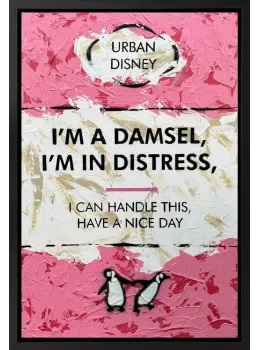 I'm A Damsel - Original - Framed