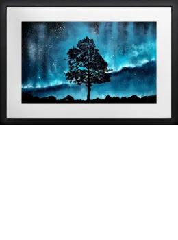 I'm Going To Be - On Glass - Original - Black Framed