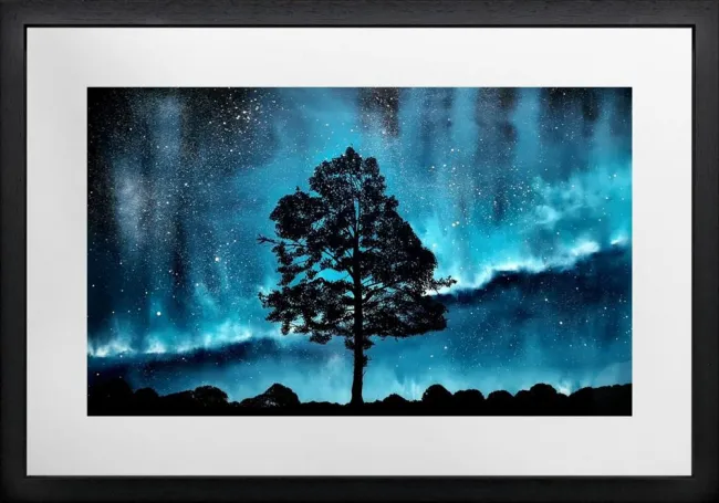 I'm Going To Be - On Glass - Original - Black Framed