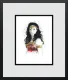 I Have A Warrior's Heart - Miniature - Black Framed