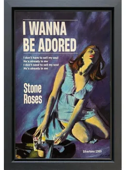 I Wanna Be Adored (2023) - Original - Black Framed