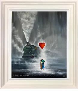 I Want You Forever - Original - Cream Framed