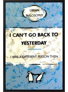 I Was A Different Person Then - Original - Framed