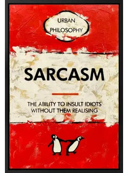 Insult Idiots Without Them Realising - Original - Framed