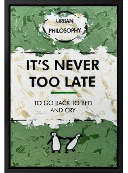 Its Never Too Late - Original - Framed