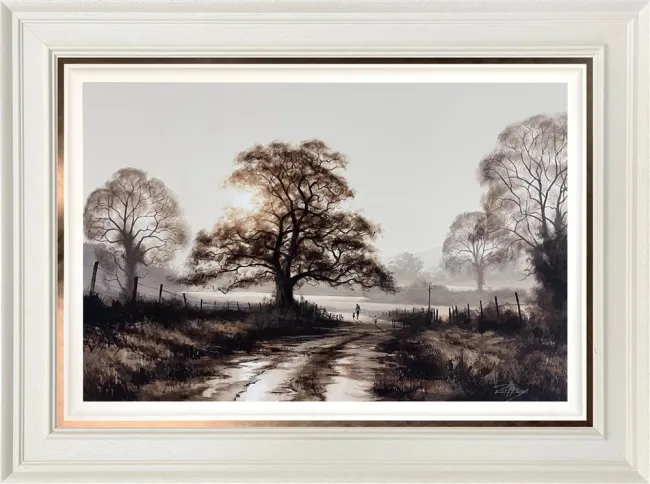 Keep Up - Original - White Framed