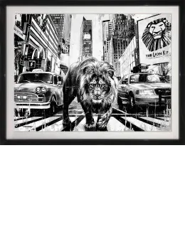 King Of The Road NYC - Original - Black Framed