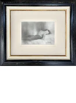 Kiss And Tell - Original Study - Framed