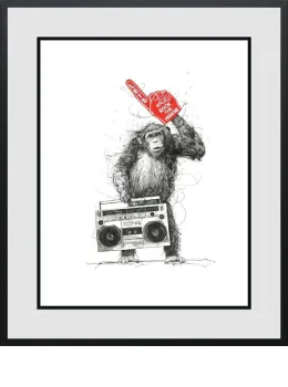 Let's Rock The House - Black Framed