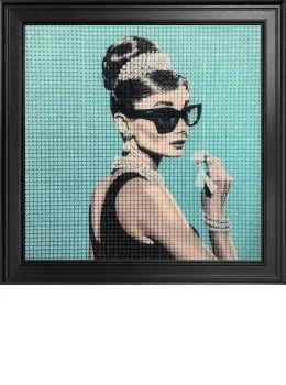 Life Is A Party, Dress Like It - Deluxe Shimmerdisc - Black Framed