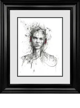 Listen - Original - Black Framed
