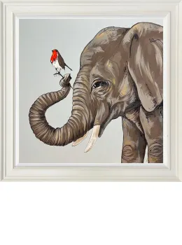 Little And Large - Original - Framed